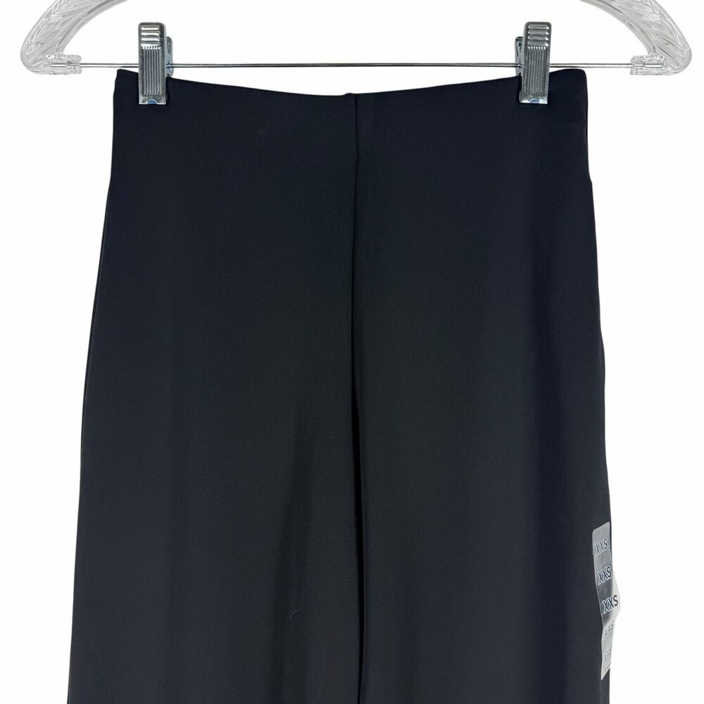 Uniqlo Crepe Jersey Straight Leg Pull On Pants Black Size XXS - Picture 4 of 10